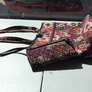 Vera Bradley tote and wallet set